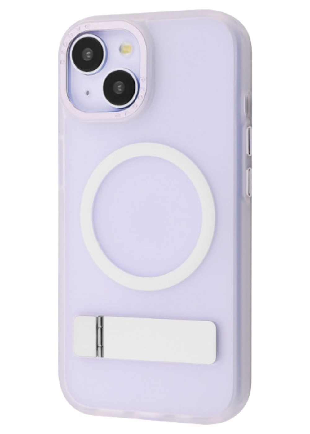 Чехол для смартфона Mainstay Case with Magnetic Ring iPhone 15 White (PCMCIP150014) - Фото 1