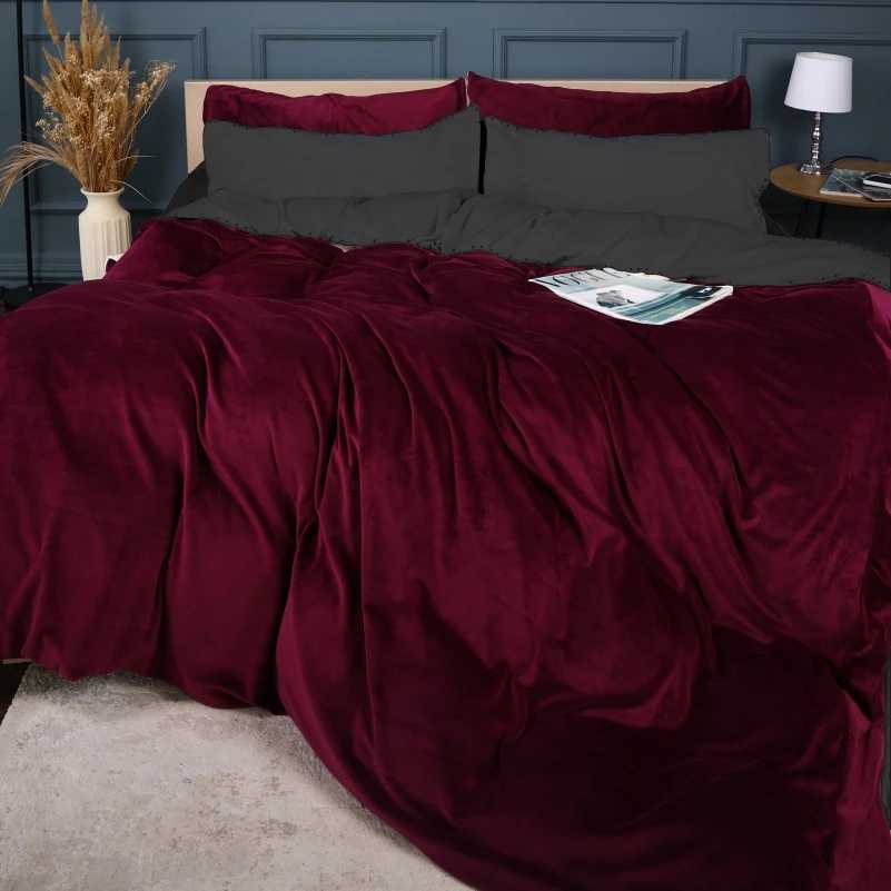 Комплект постельного белья детский MirSon Велюр Winter Frost 28-0003 + 28-0002 Protea Velvet 110х140 (2200004005799) - Фото 1