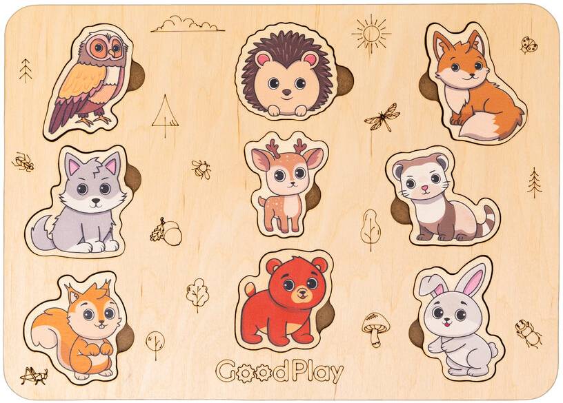Сортер GoodPlay Лесные зверята (PS-4-021) - Фото 1