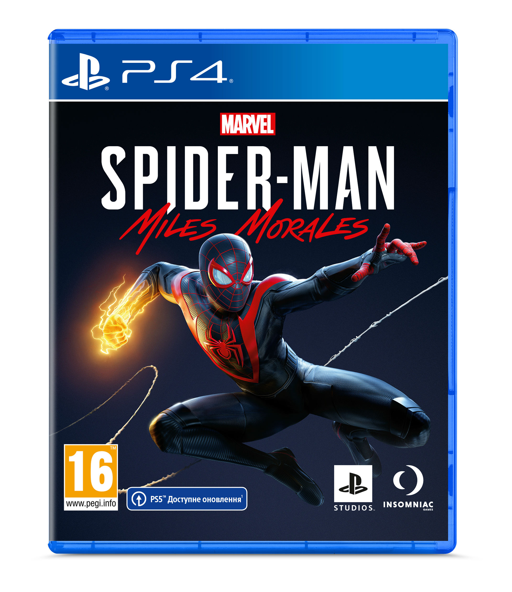 Ігровий диск PS4 Marvel Spider-Man. Miles Morales (Безкоштовне оновлення до версії PS5) - Фото 1
