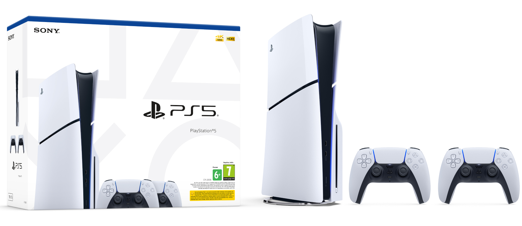 Игровая приставка PlayStation 5 Slim + DualSense - Фото 1