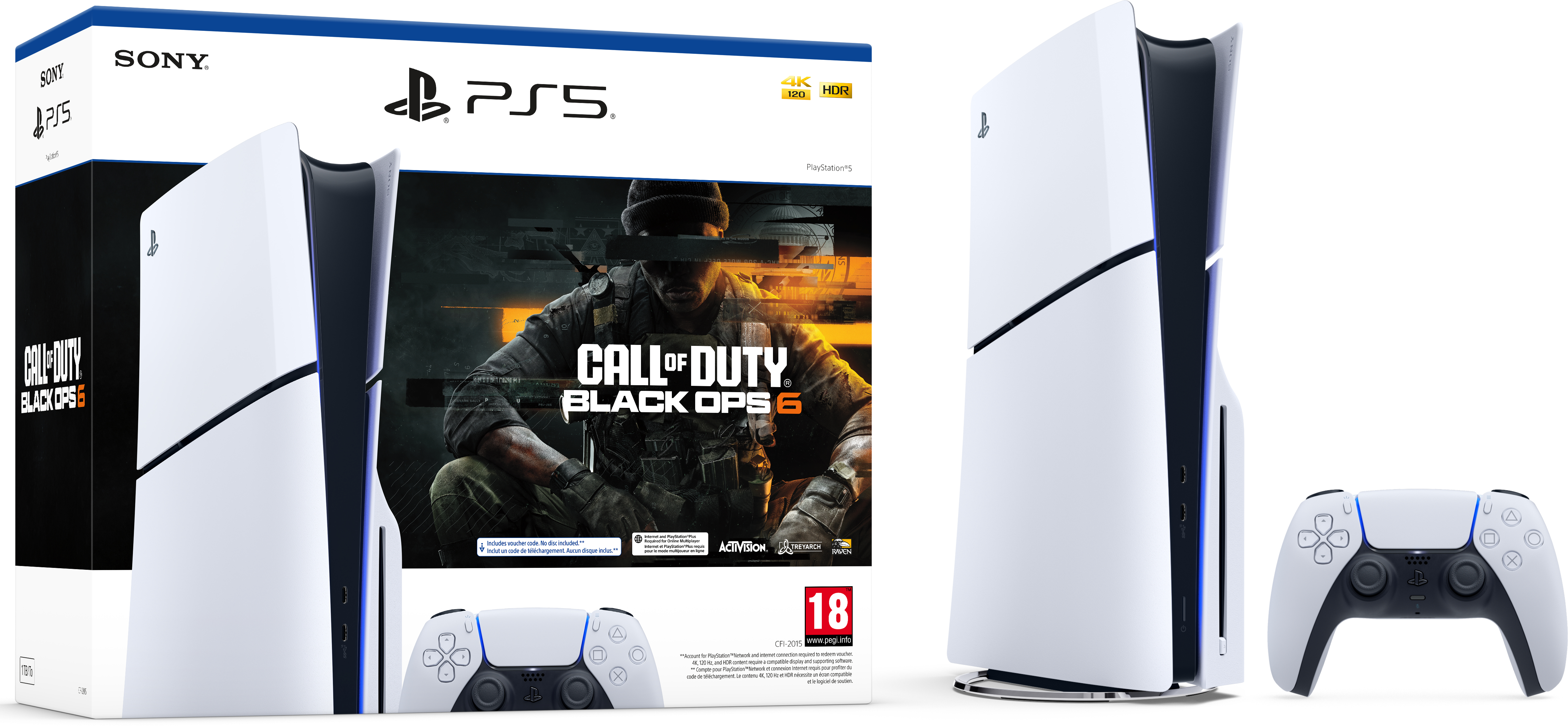 Игровая приставка PlayStation 5 Slim Blu-ray (Call of Duty Black Ops 6) - Фото 1