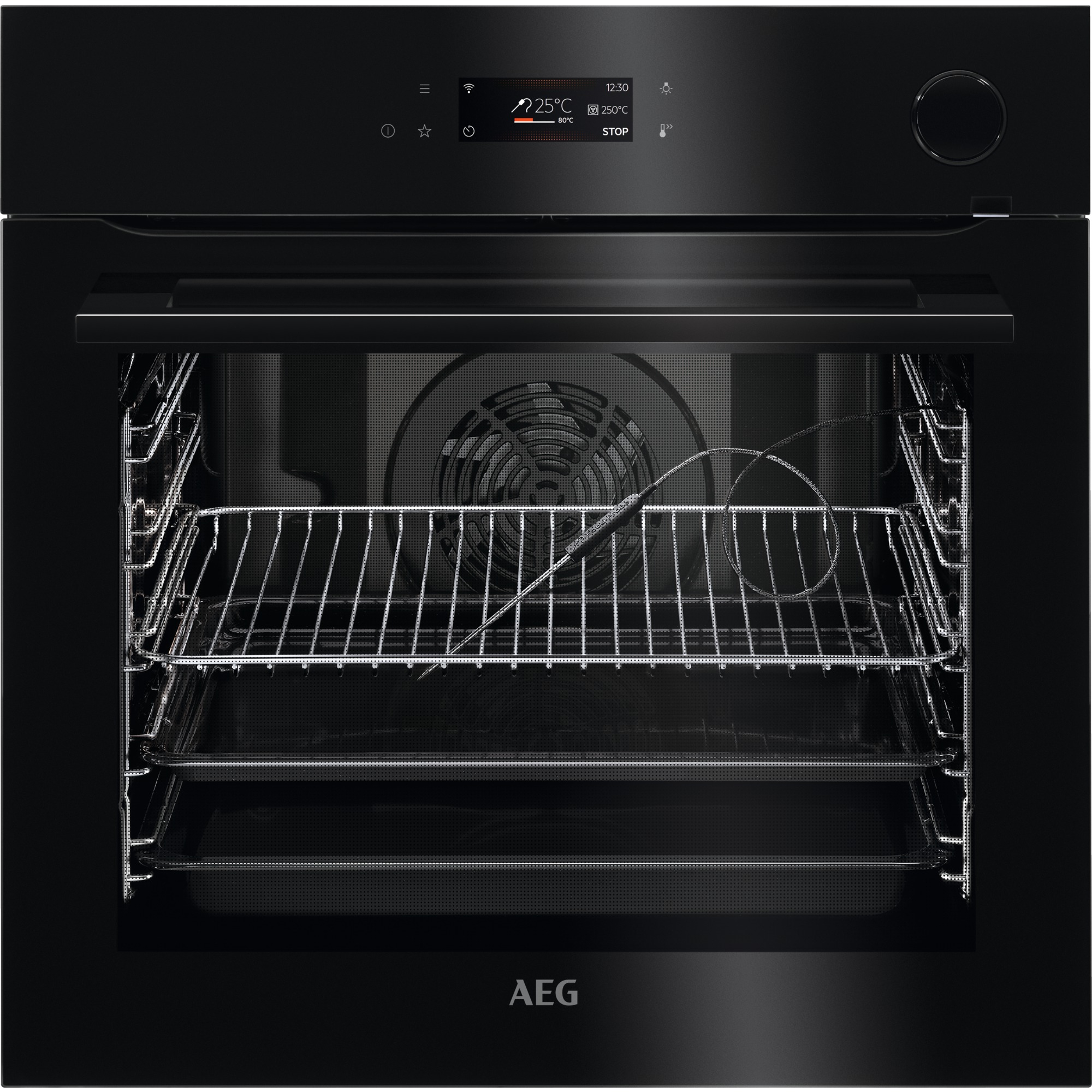 Духовой шкаф электрический AEG BSE778380B - Фото 1