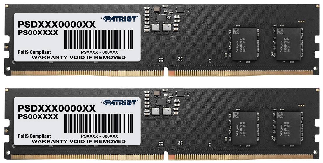 Память DDR Patriot DDR5 2x32GB/5600 Signature Line (PSD564G5600K) - Фото 1