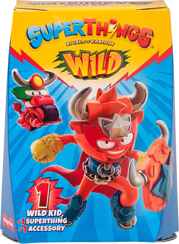 Игровая фигурка-сюрприз набор SuperThings серии «Wild Kids» – КАЗУМ-КИД (казум-кид, фигурка, аксессуар) (PSTWD066IN00) - Фото 1