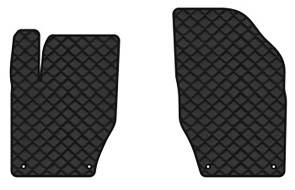 Килимки з екошкіри в салон авто передні EVAtech ECO для 308 AT Peugeot 2007-2013 1 покоління Combi EU PT3296AV2CP4BBB - Фото 1