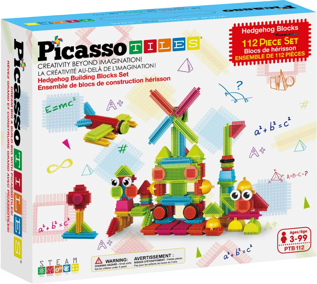 Купити Пластиковий конструктор Picasso Tiles HEDGEHOG BUILDING BLOCKS SET 112 деталей (22631) - Фото 1 Пластиковий конструктор Picasso Tiles HEDGEHOG BUILDING BLOCKS SET 112 деталей (22631) - Фото 1