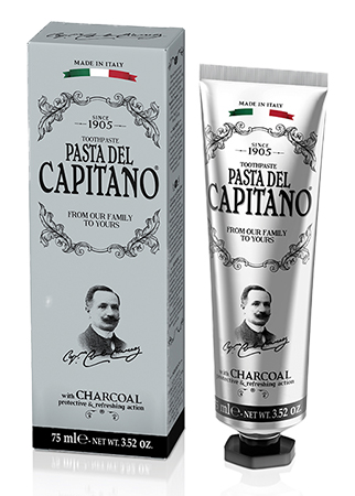 Зубная паста Pasta Del Capitano Charcoal с углем 75 мл (PTPCh75) - Фото 1
