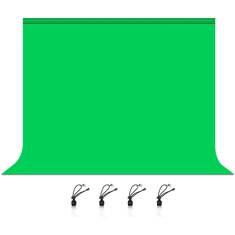 Фон для студии Puluz PU5214G 3x2 м Green - Фото 1