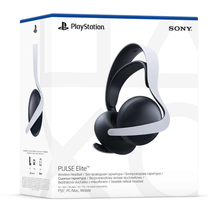 Гарнитура для консоли PlayStation Pulse Elite Wireless White - Фото 1