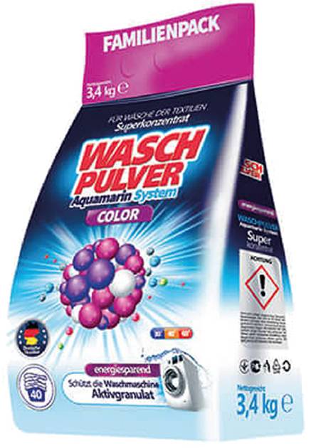 Стиральный порошок Wasch Pulver PULVER COLOR 3,4 кг (4260418935455) - Фото 1