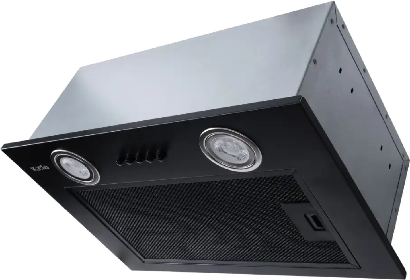 Вытяжка встраиваемая Ventolux PUNTO 45 BK (800) PB - Фото 1