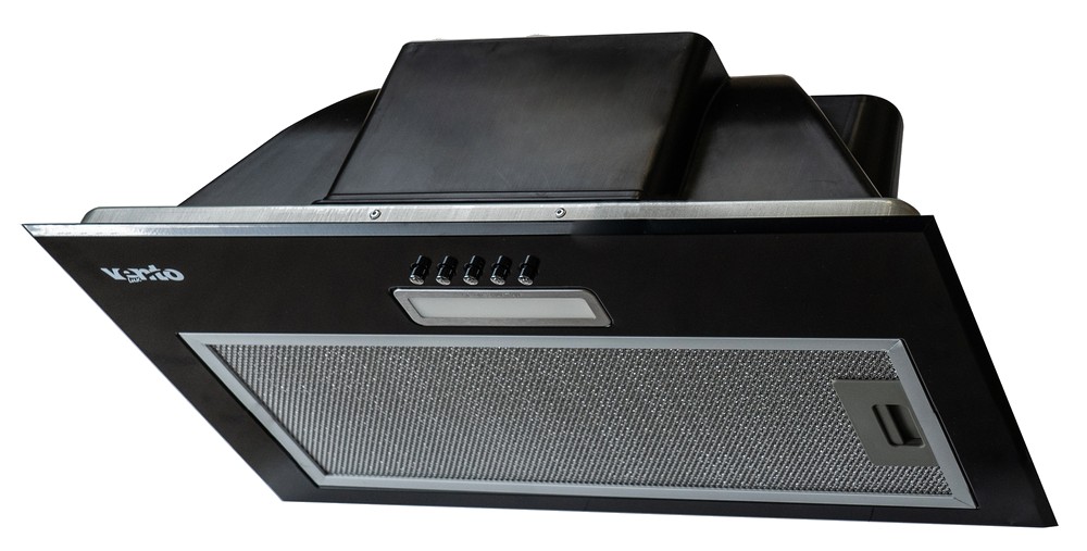 Вытяжка встраиваемая Ventolux PUNTO 52 BK (700) PB PC - Фото 1