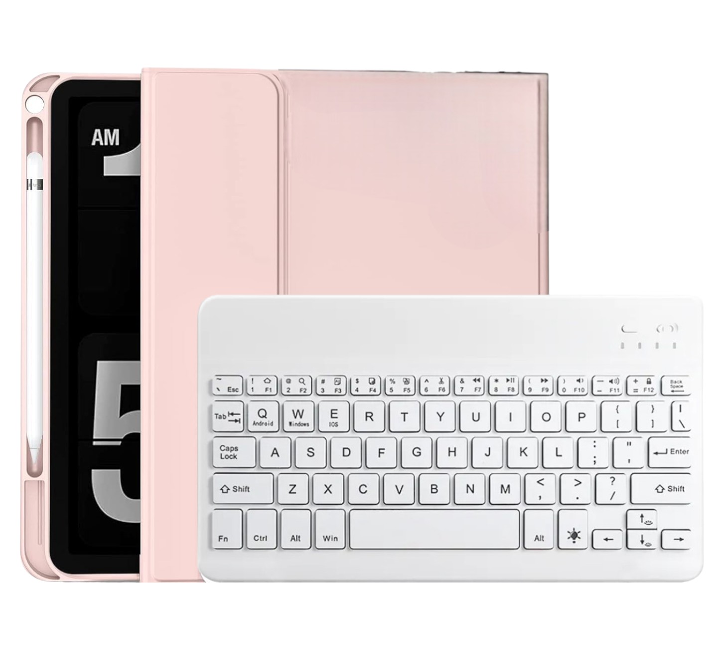 Чехол для планшета BeCover с беспроводной клавиатурой for Apple iPad Pro 11" M4 2024 Pink (713001) - Фото 1