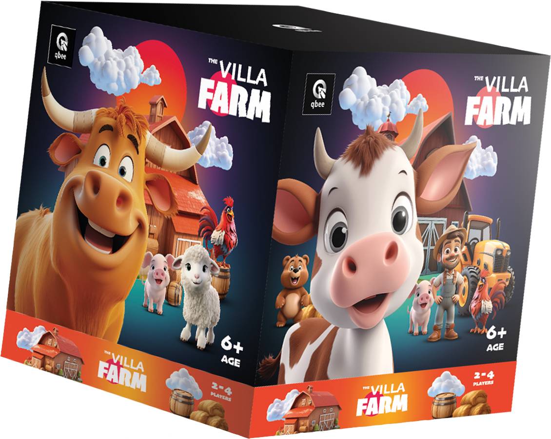 Настольная игра развлекательная (5-7 лет) qbee The Villa Farm (QB701-006) - Фото 1