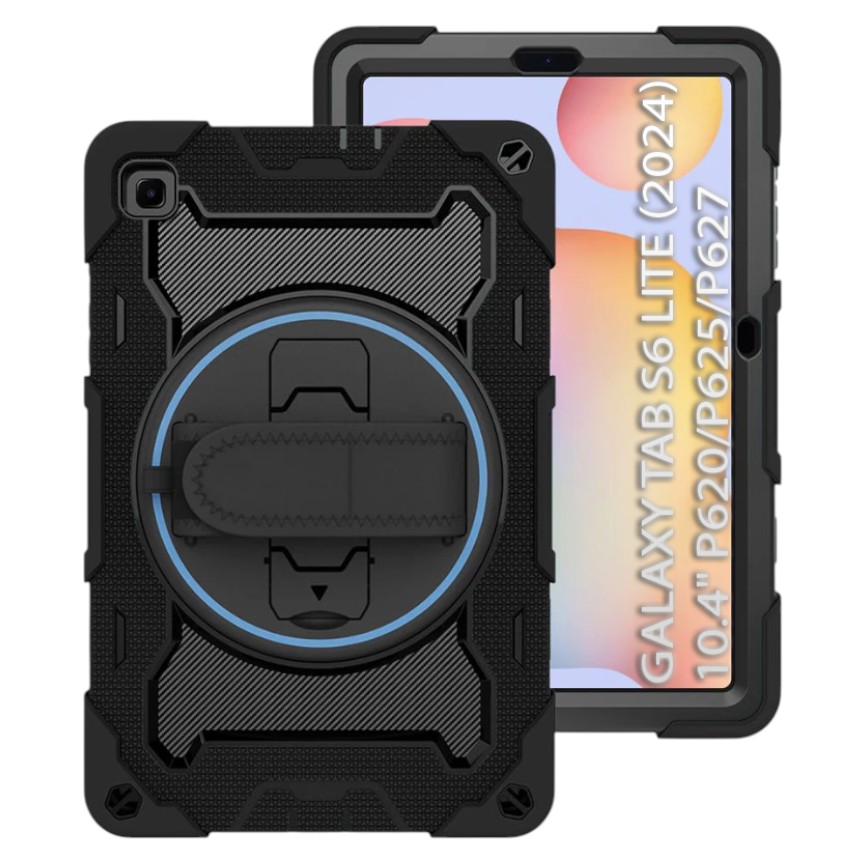 Чехол для планшета BeCover Horizontal handle for Samsung Galaxy Tab S6 Lite (2024) 10.4"" P620/P625/P627 Black (712919) - Фото 1