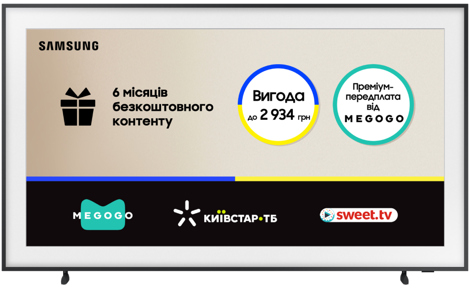 Телевізор Samsung QE50LS03DAUXUA - Фото 1