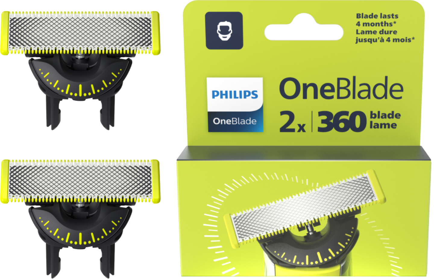 Сменные лезвия для бритвы Philips QP420/50 - Фото 1