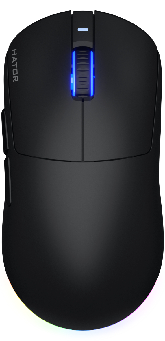 Мышь беспроводная игровая Hator Quasar 3 Wireless Black (HTM730) - Фото 1