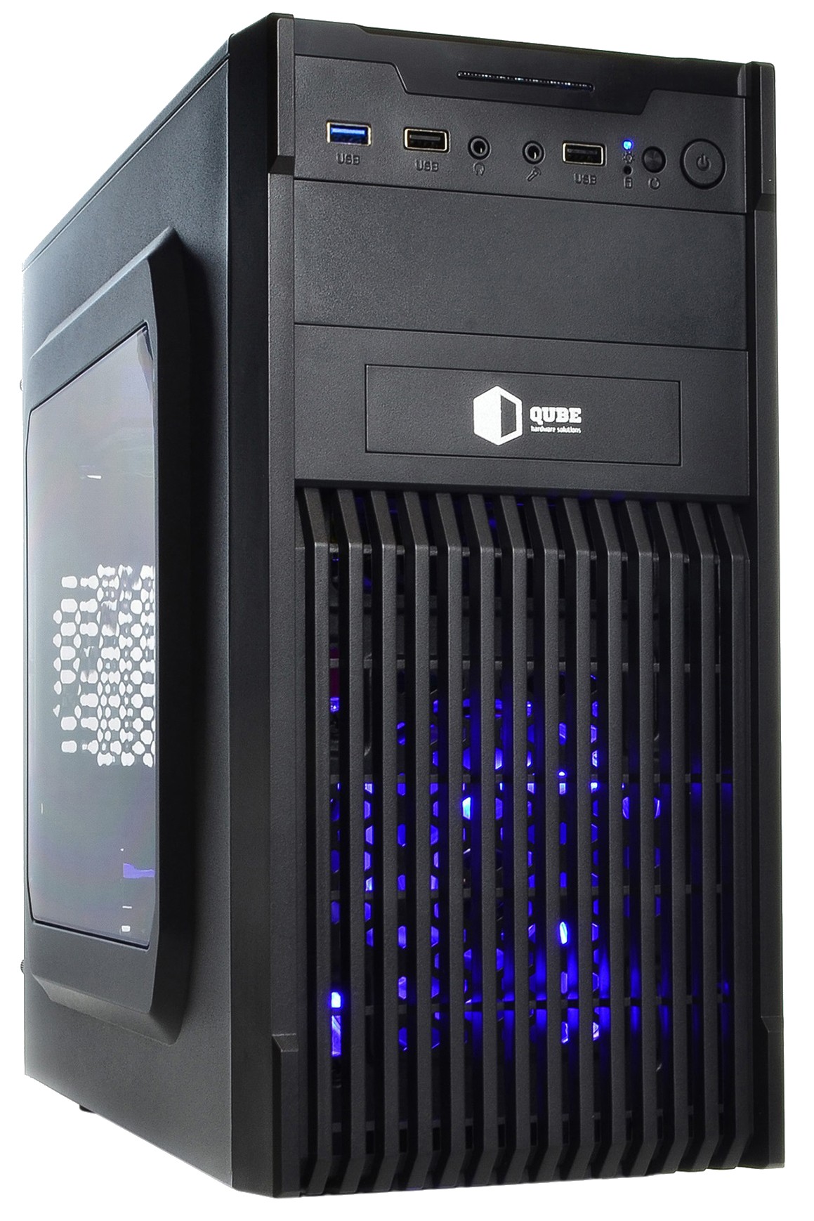 Системный блок QUBE QB i3 10100 GT 1030 2GB 811 (i310100GT10302GB811) - Фото 1