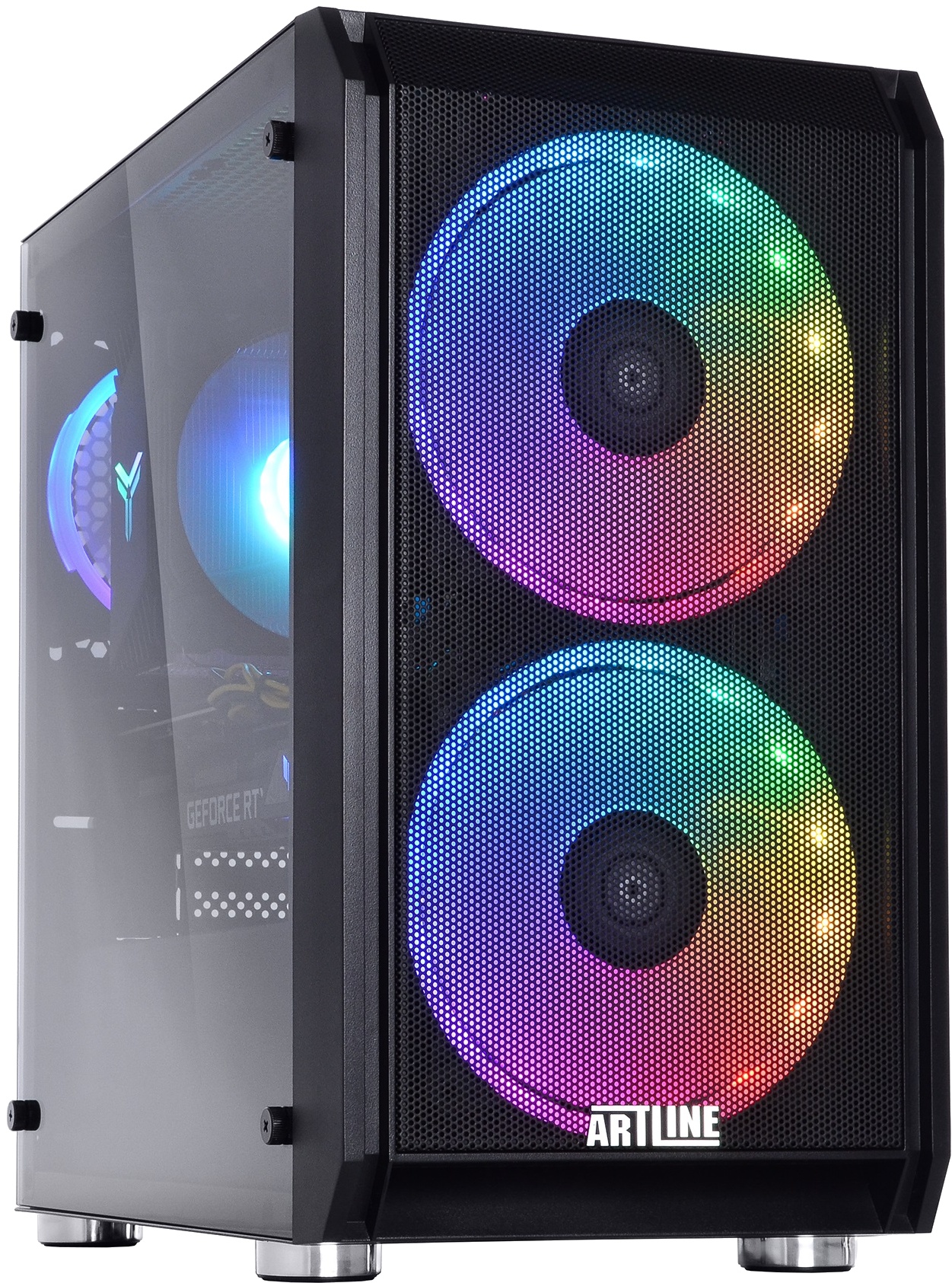 Системный блок QUBE QB Ryzen 7 5700X RTX 3050 6GB NM 164 (Ryzen75700XRTX30506GBNM164) - Фото 1