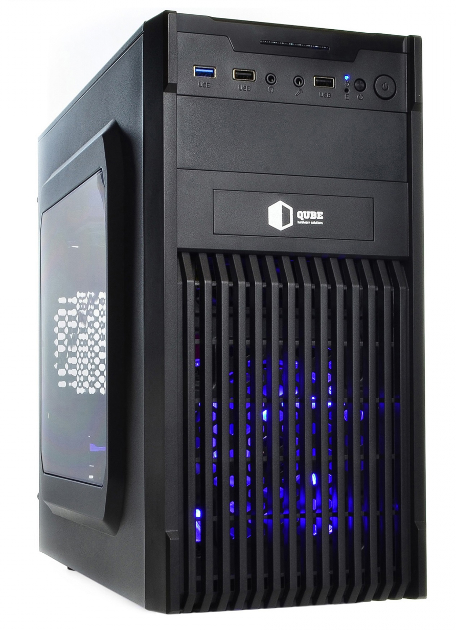 Системний блок QUBE QB Ryzen 5 5600 RX 560 4GB 162 (Ryzen55600RX5604GB162) - Фото 1