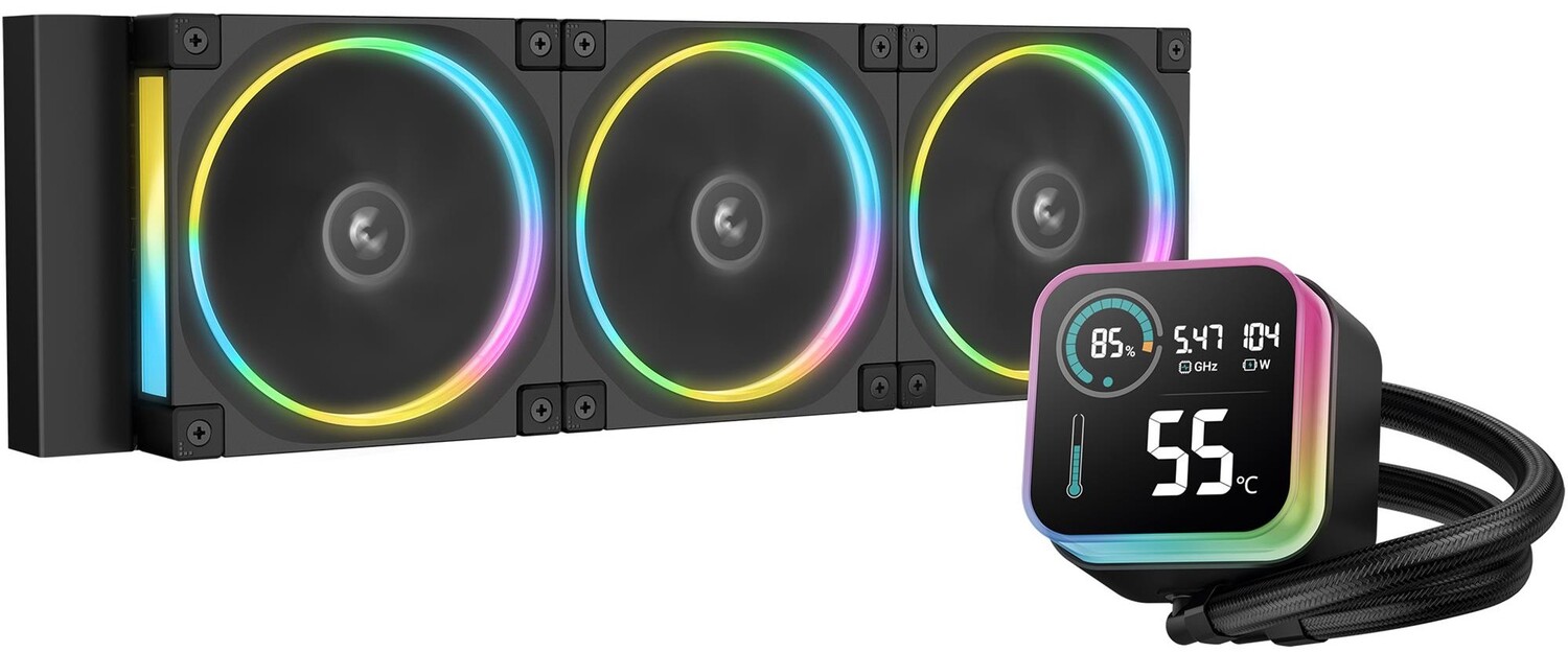 Купити Водяна система охолодження Deepcool LQ360 Ultra ARGB Black (R-LQ360-BKASMC-G-1) - Фото 1 Водяна система охолодження Deepcool LQ360 Ultra ARGB Black (R-LQ360-BKASMC-G-1) - Фото 1