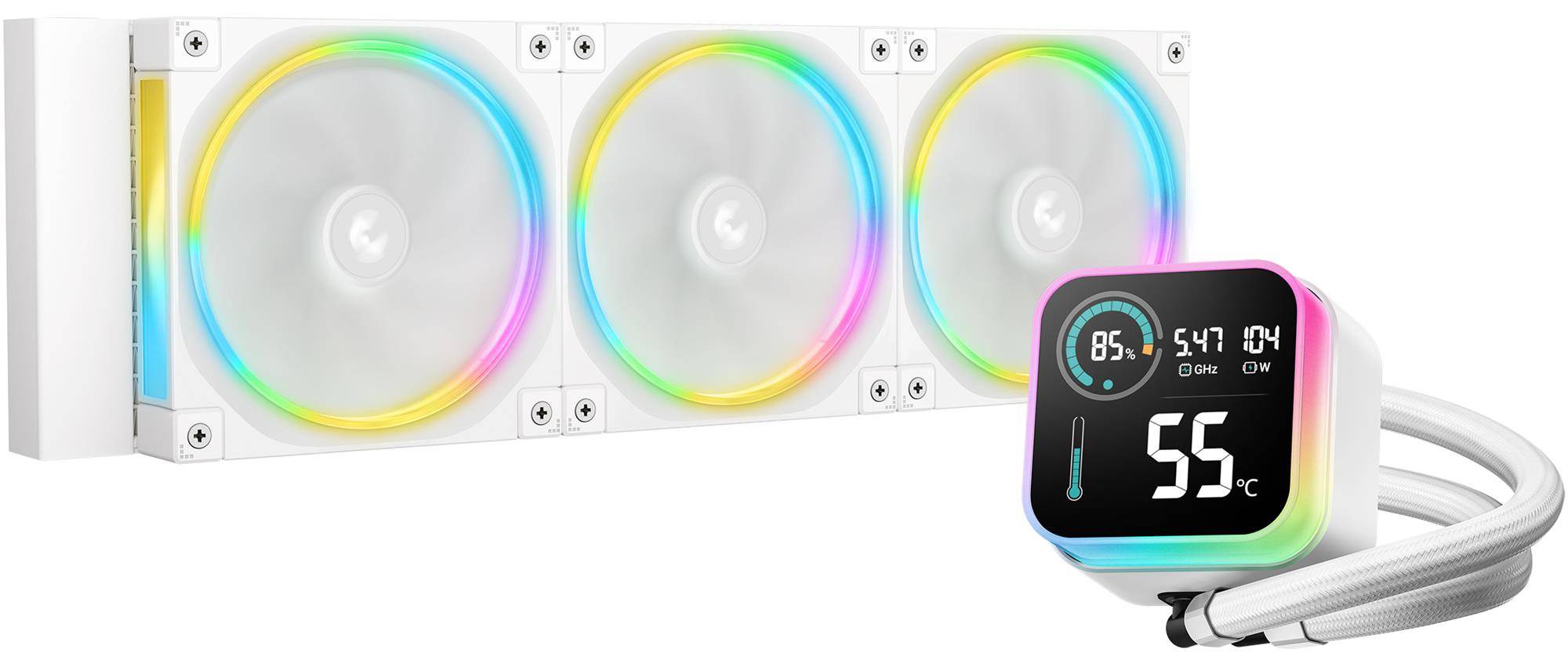 Купити Водяна система охолодження Deepcool LQ360 Ultra ARGB WH (R-LQ360-WHASMC-G-1) - Фото 1 Водяна система охолодження Deepcool LQ360 Ultra ARGB WH (R-LQ360-WHASMC-G-1) - Фото 1