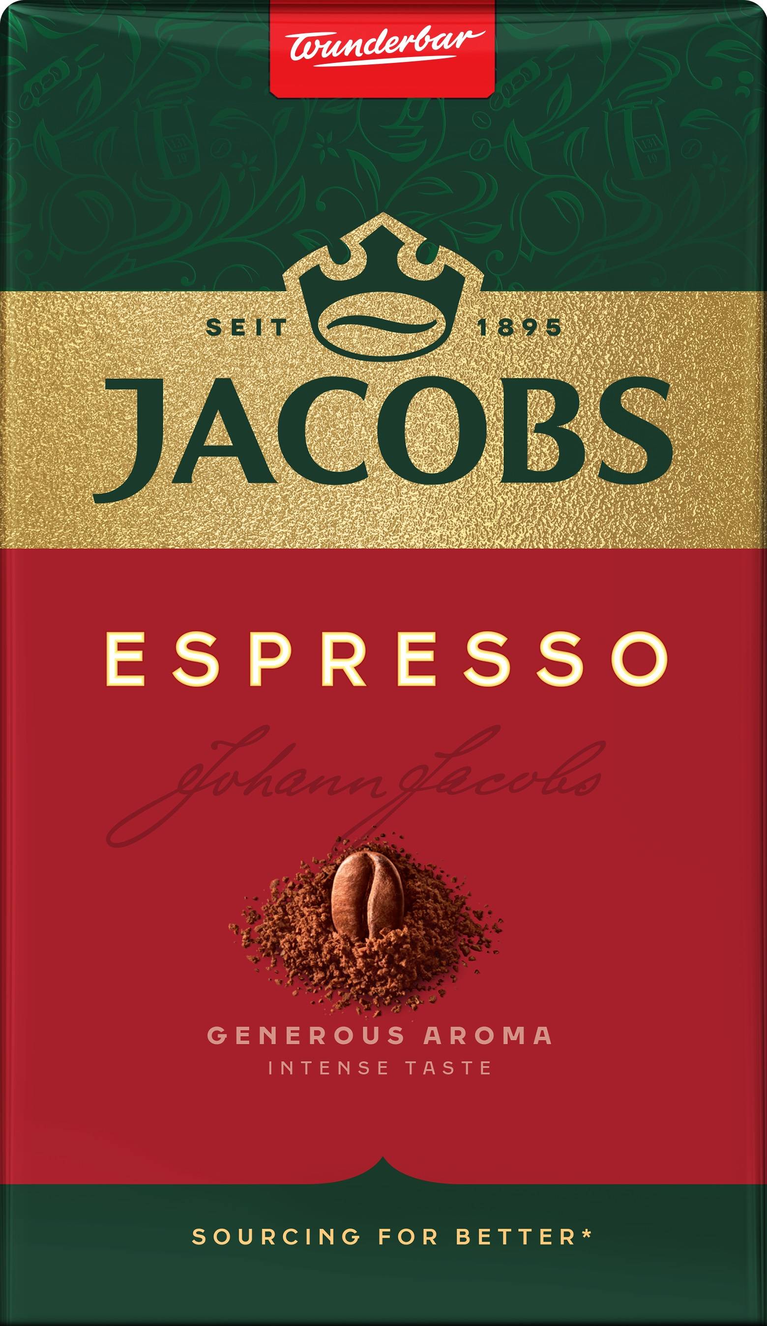 Кофе молотый Jacobs Espresso  450г - Фото 1