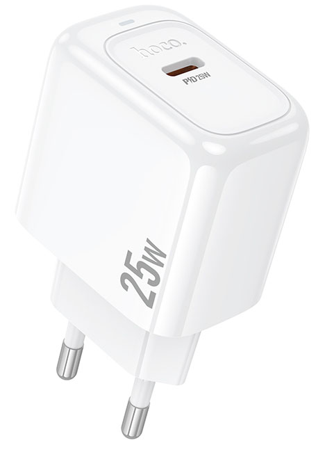Сетевое зарядное устройство HOCO CS53A Surplus single port PD25W charger White (6942007631488) - Фото 1