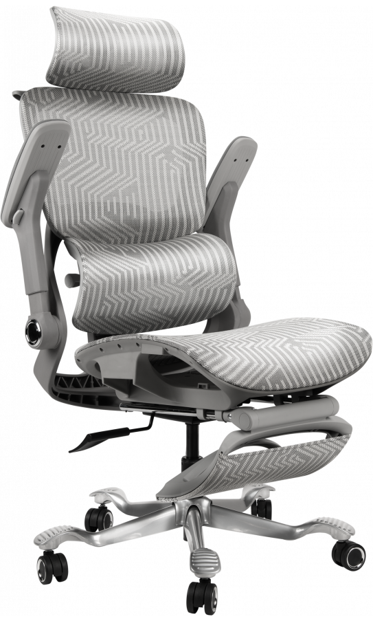 Крісло офісне GT Racer B-519 Gray/Light Gray