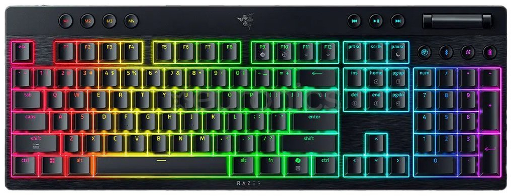 Клавиатура беспроводная игровая Razer BlackWidow V4 Low-Profile Orange switch (RZ03-05270800-R3M1) - Фото 1
