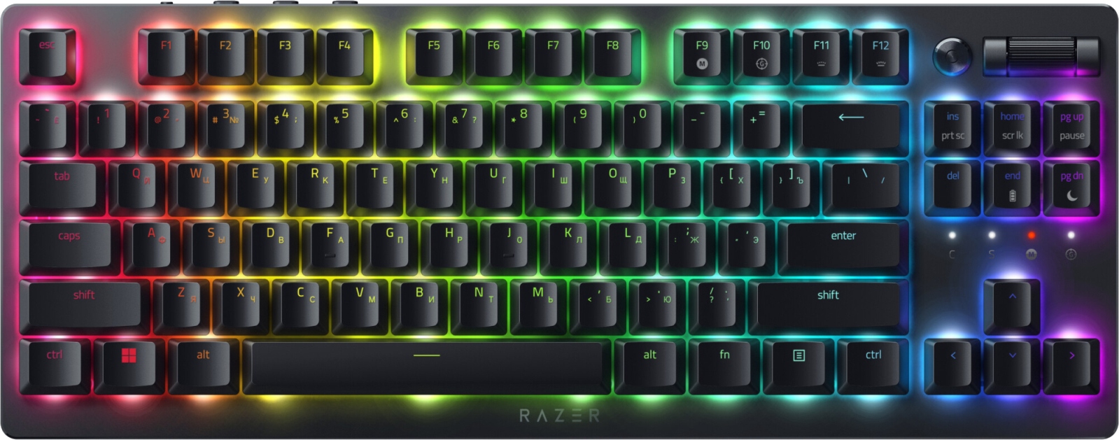 Клавиатура беспроводная игровая Razer DeathStalker V2 Pro TKL Wireless RU (RZ03-04370100-R3R1) - Фото 1