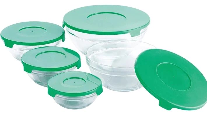 Купити Набір ємностей для зберігання Renberg 10 пр. (RB-4419-GR) - Фото 1 Набір ємностей для зберігання Renberg 10 пр. (RB-4419-GR) - Фото 1