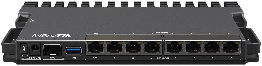Маршрутизатор интернет LAN MikroTik RouterBOARD (RB5009UPR+S+IN) - Фото 1