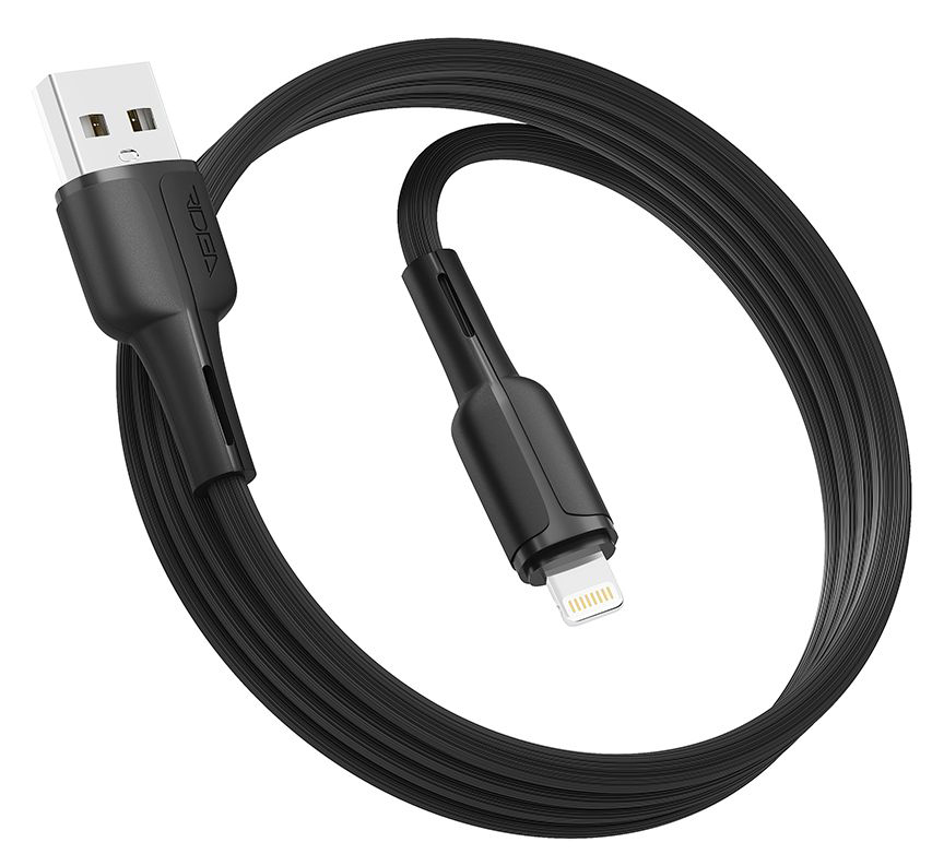 Кабель Ridea CommonPro 12W Lightning Black (RC-CO10) - Фото 1