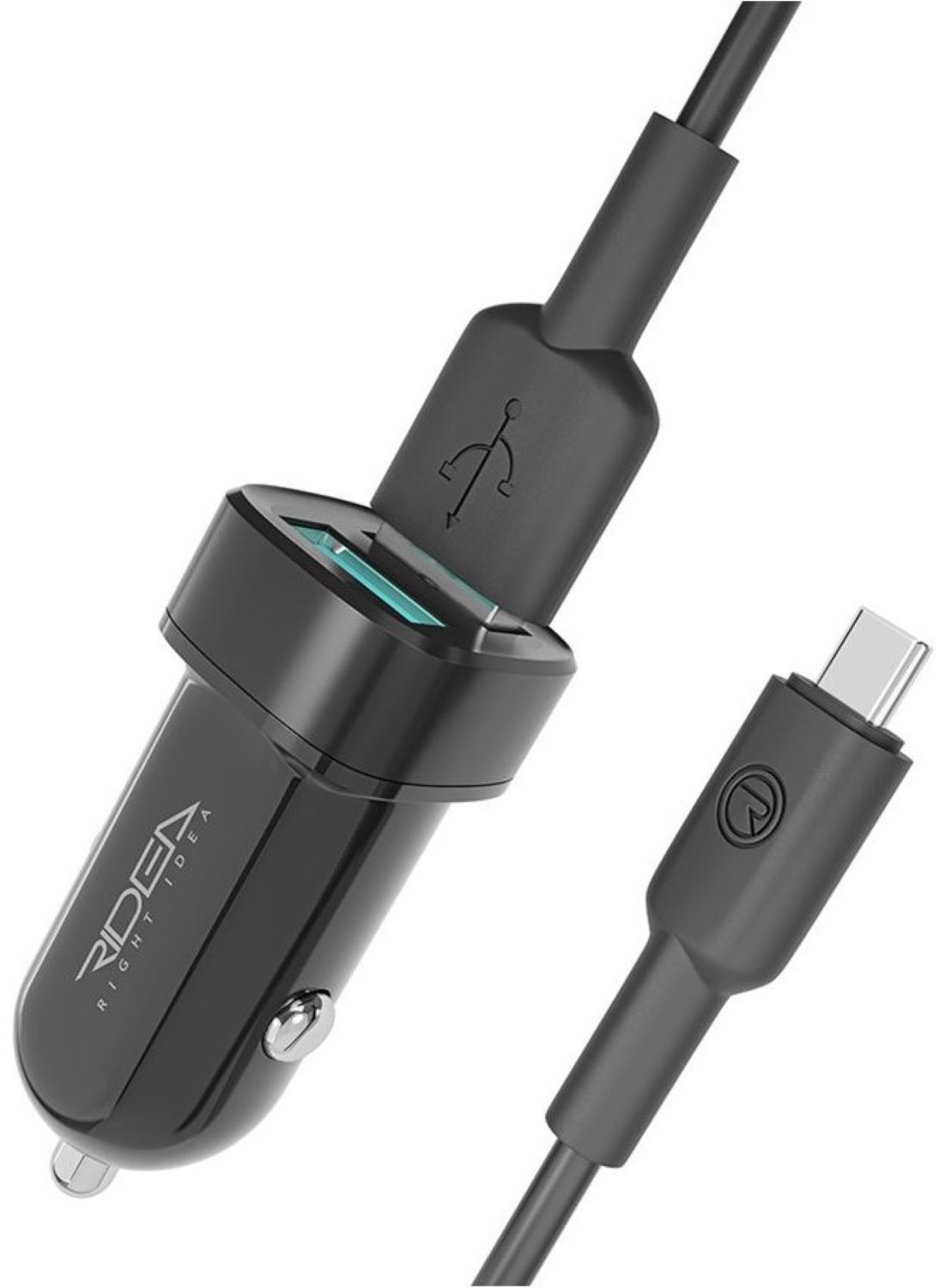 Купить Автомобильное зарядное устройство Ridea Grand Type-C 2USB 2.4 A Black (RCC-21212) - Фото 1 Автомобильное зарядное устройство Ridea Grand Type-C 2USB 2.4 A Black (RCC-21212) - Фото 1