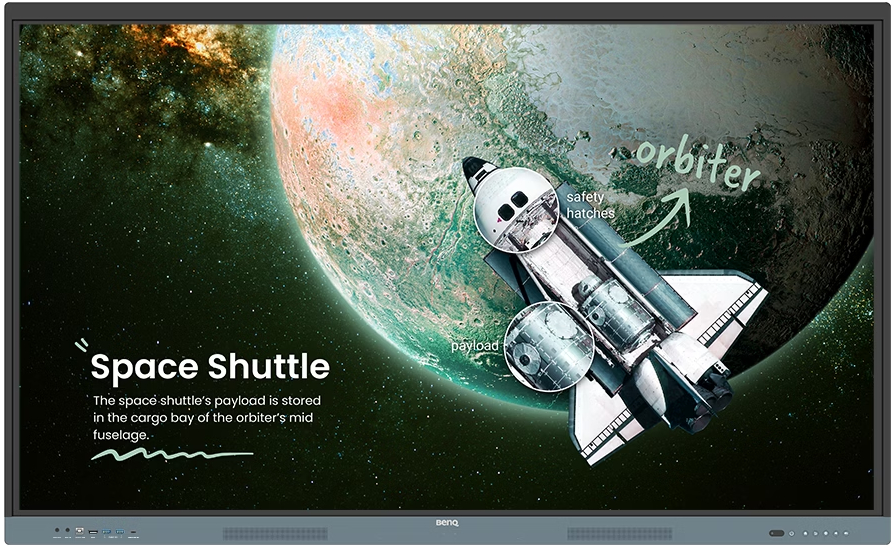 Інтерактивна панель BenQ RE7504 (9H.F9FTK.DE8) - Фото 1