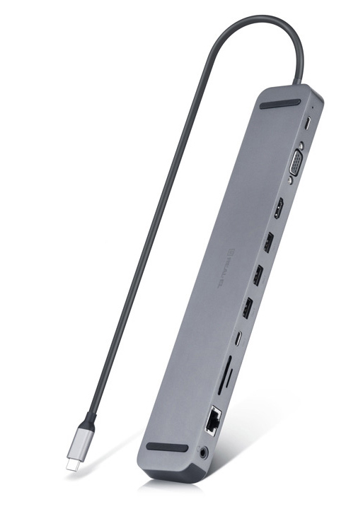 Купити Хаб USB REAL-EL CQ-1000 Space Grey (EL123110005) - Фото 1 Хаб USB REAL-EL CQ-1000 Space Grey (EL123110005) - Фото 1