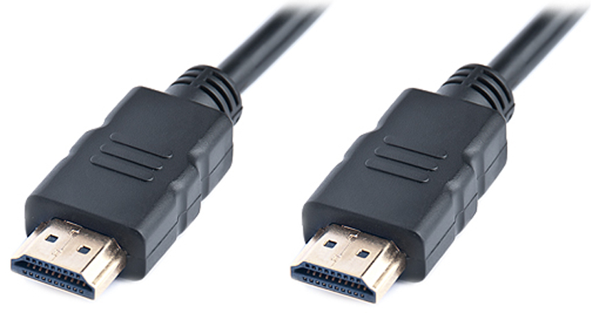 Кабель HDMI REAL-EL HDMI M-M Ver. 2.0 1.0m Black - Фото 1
