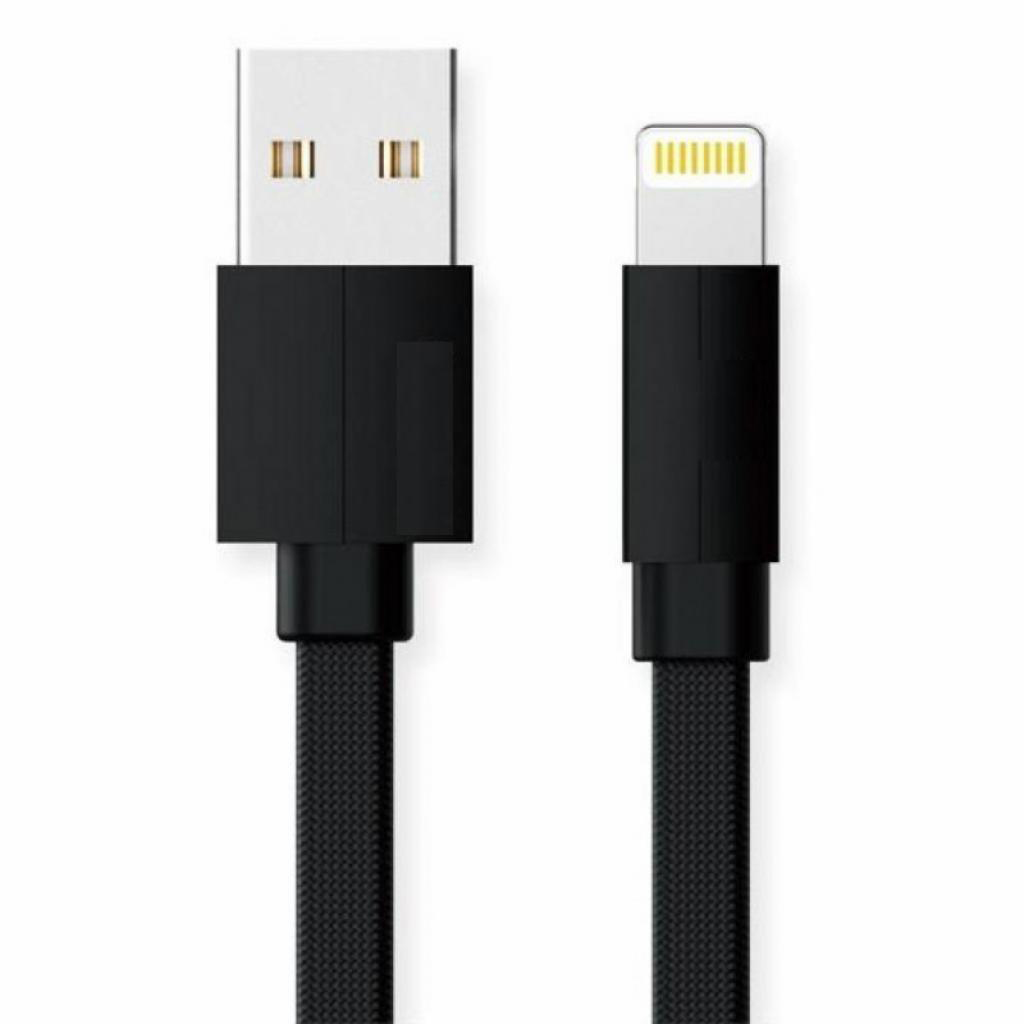 Купити Кабель синхронізації даних REAL-EL Premium USB2.0 AM-Lightning 1m Black (EL123500034) - Фото 1 Кабель синхронізації даних REAL-EL Premium USB2.0 AM-Lightning 1m Black (EL123500034) - Фото 1