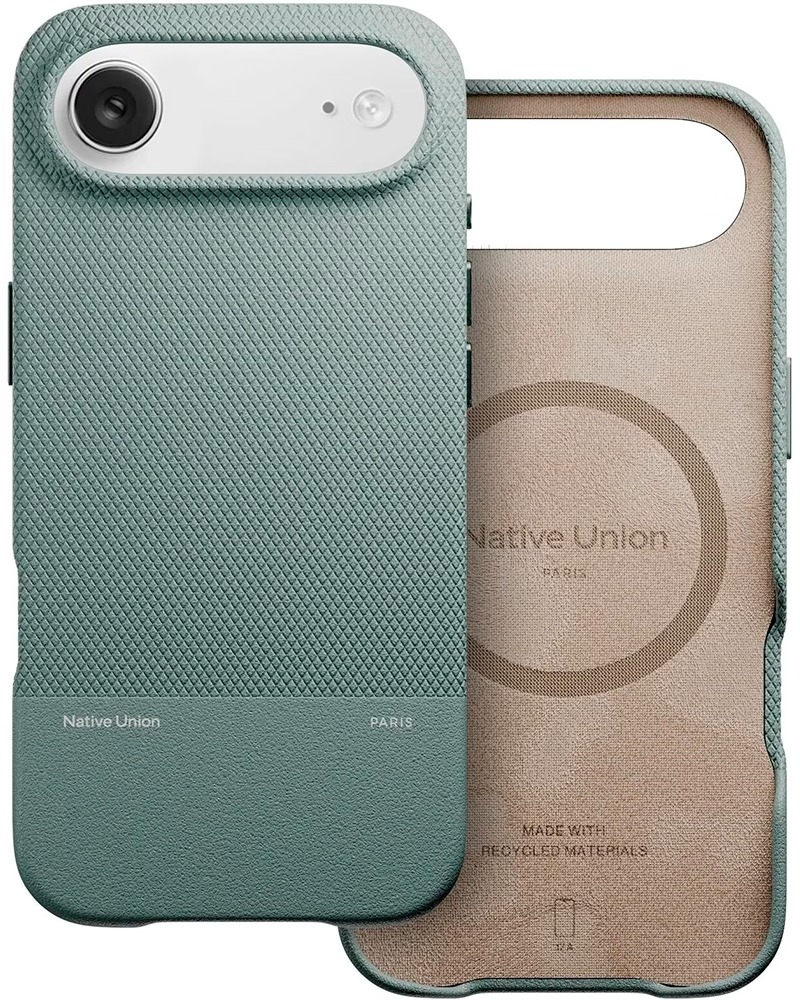 Чехол для смартфона Native Union Classic Case Slate Green for iPhone Air (RECLA-GRN-NP25A) - Фото 1
