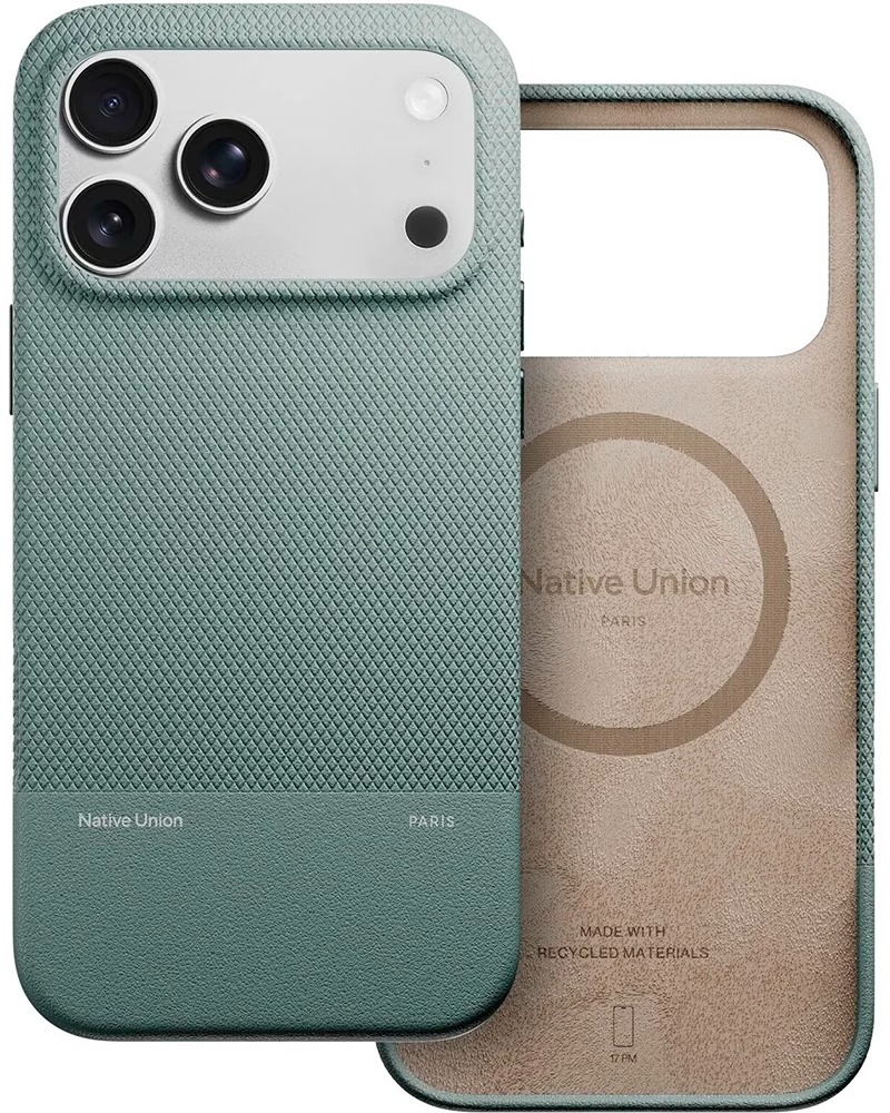 Чехол для смартфона Native Union RE Classic Case Slate Green for iPhone 17 Pro Max (RECLA-GRN-NP25PM) - Фото 1