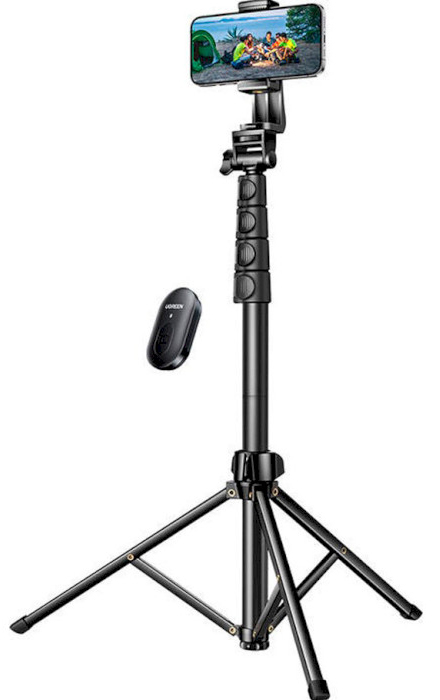 Штатив UGREEN LP680 Selfie Stick Tripod with Bluetooth Remote Black (15609) - Фото 1