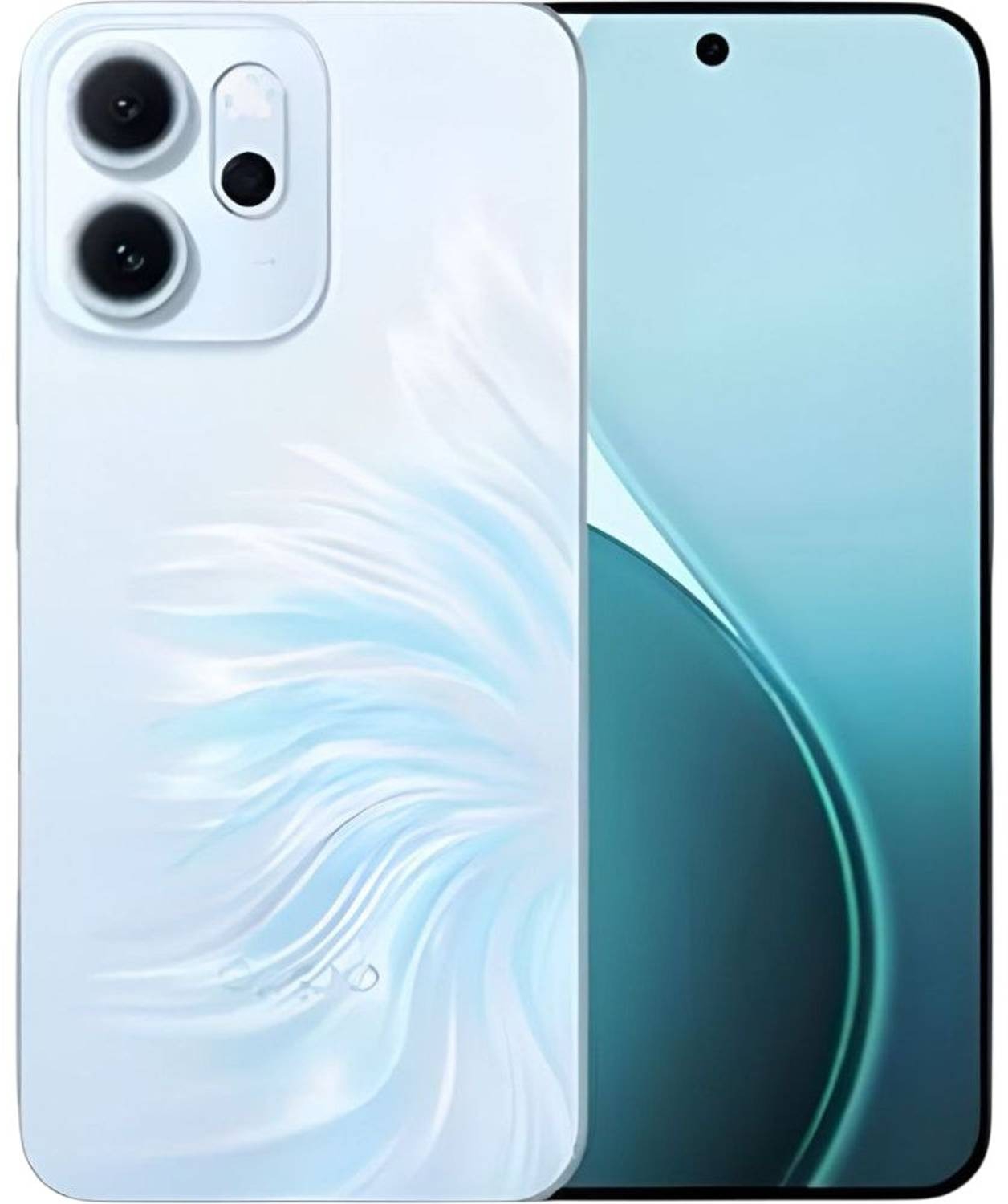 Смартфон OPPO Reno 14 F 5G 8/256Gb Opal Blue - Фото 1