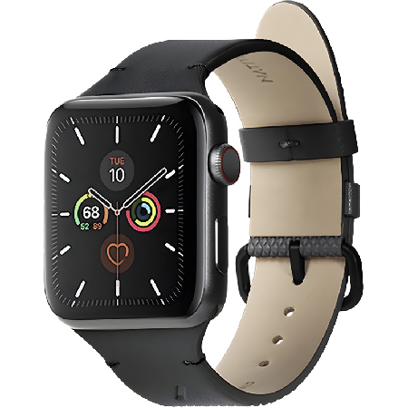 Ремешок для смарт-часов Native Union (RE) Classic Band Black for Apple Watch 49/45/44mm (RESTRAP-AW-L-BLK) - Фото 1