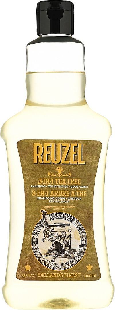 Шампунь мужской Reuzel 3в1 Tea Tree 1000 мл (852968008983) - Фото 1