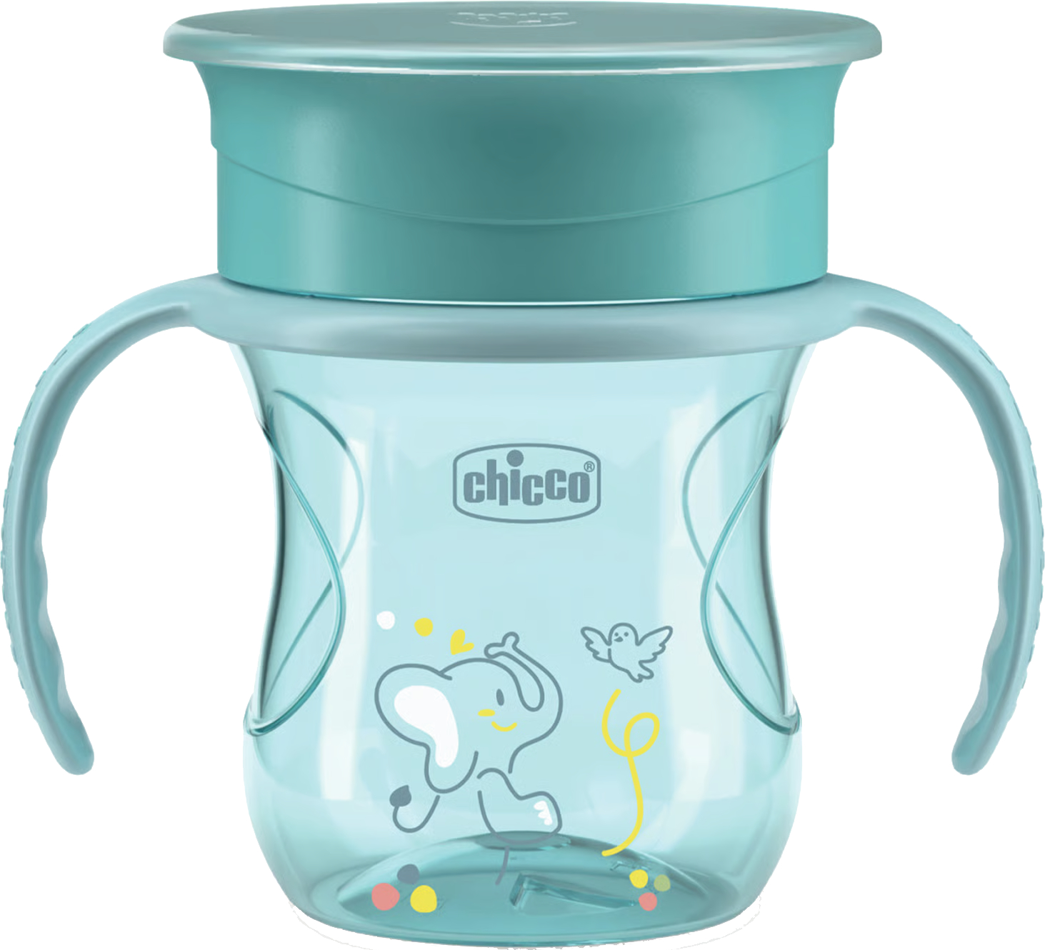 Чашка-непроливайка детская Chicco Perfect Cup 200 мл от 12 м голубая (06951.25) - Фото 1