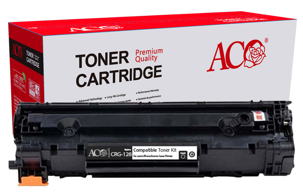 Картридж для лазерних принтерів/БФП ACO для Canon MF4550/4570/4580/MF4410/ 430/4450/4730/4750 Black аналог 3500B002 Canon 728 (ACO-CRG-728) - Фото 1