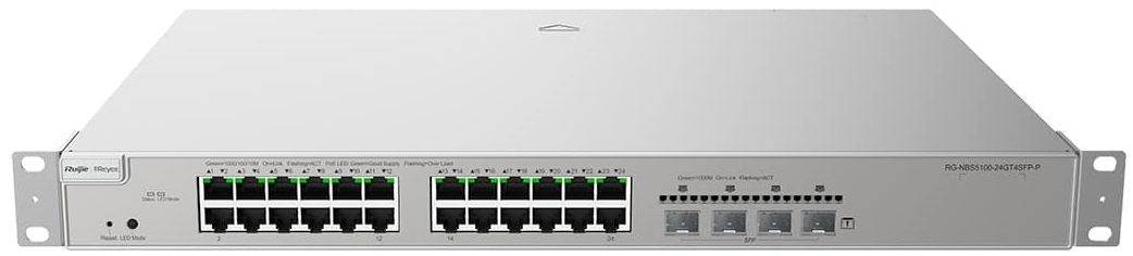 Коммутатор локальної мережі (Switch) Ruijie Reyee RG-NBS5100-24GT4SFP-P - Фото 1